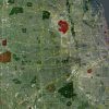 2015 Chicago Rolled Aerial Map – Poster Print Scale (27.5”x35”)