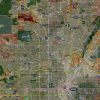 2016 Denver Rolled Aerial Map – Professional Print Scale (38.5”x60”)