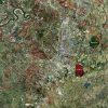 2017 Austin Rolled Aerial Map – Poster Print Scale (27.5”x35”)