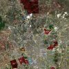 2015 San Antonio Rolled Aerial Map – Poster Print Scale (27.5”x30”)