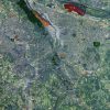 2017 Portland Rolled Aerial Map – Poster Print Scale (25.5”W X 34”H)