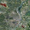 2017 St. Louis Rolled Aerial Map – Professional Print Scale (55”W X 48”H)