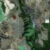 Aerial Wall Map Mural - Salt Lake City